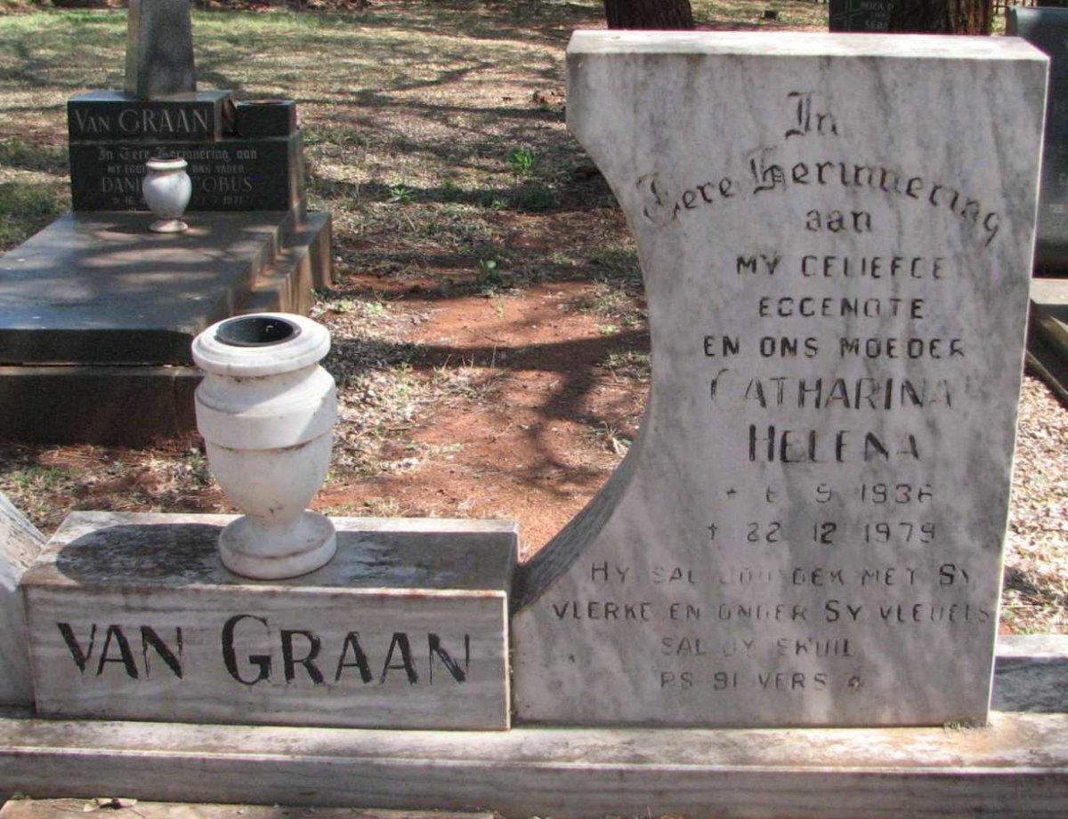 GRAAN Catharina Helena, van 1938-1979