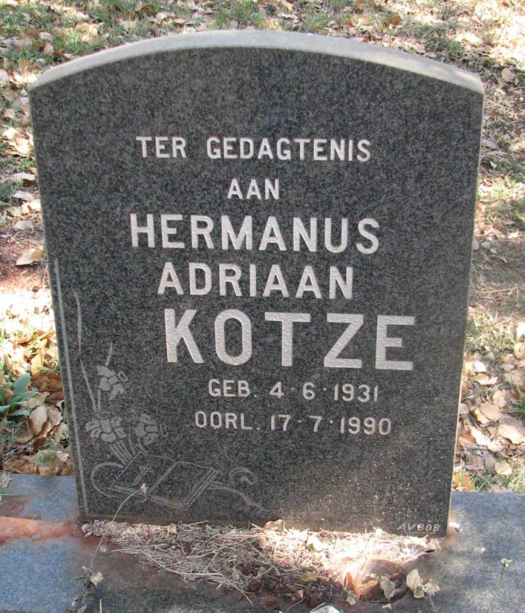 KOTZE Hermanus Adriaan 1931-1990