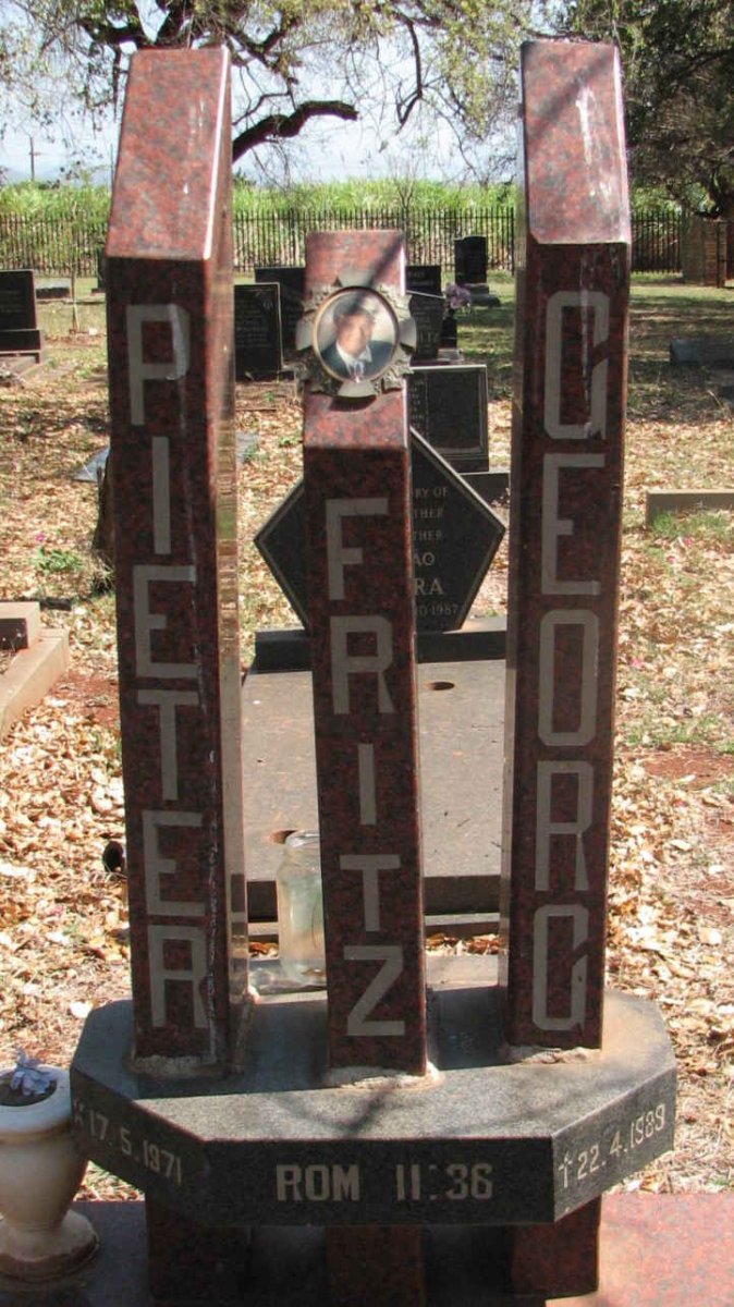 FRITZ Pieter George 1971-1989