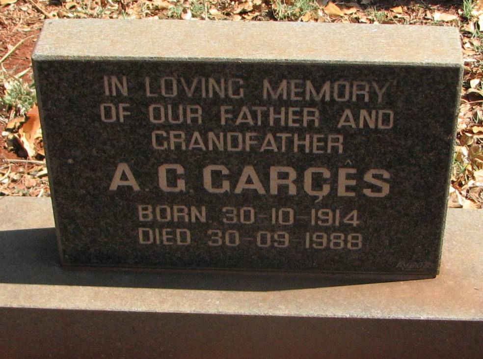 GARÇES A.G. 1914-1988