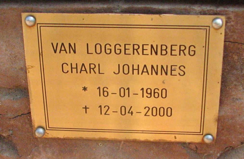LOGGERENBERG Charl Johannes, van 1960-2000