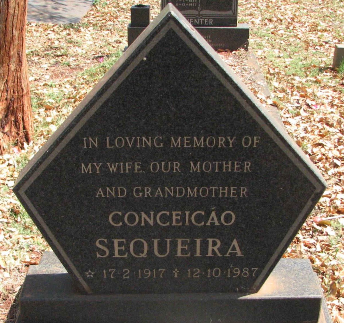 SEQUEIRA Conceicáo 1917-1987