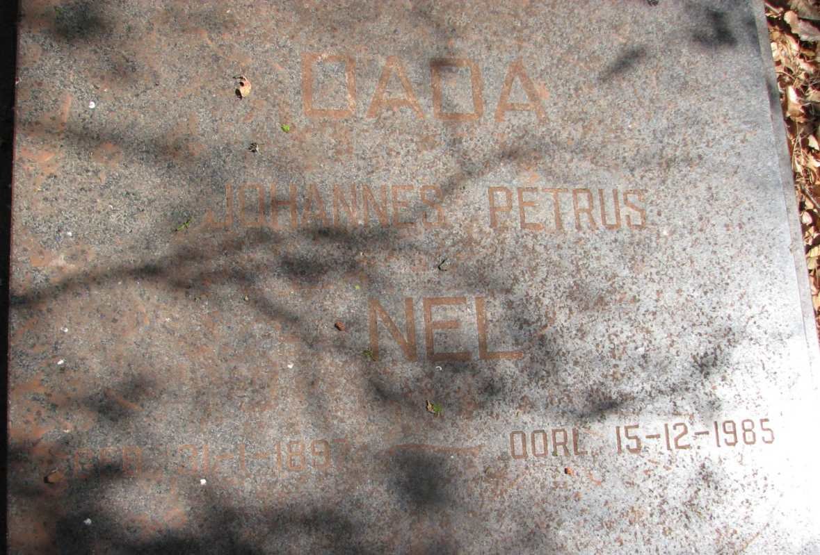 NEL Johannes Petrus 1897-1985