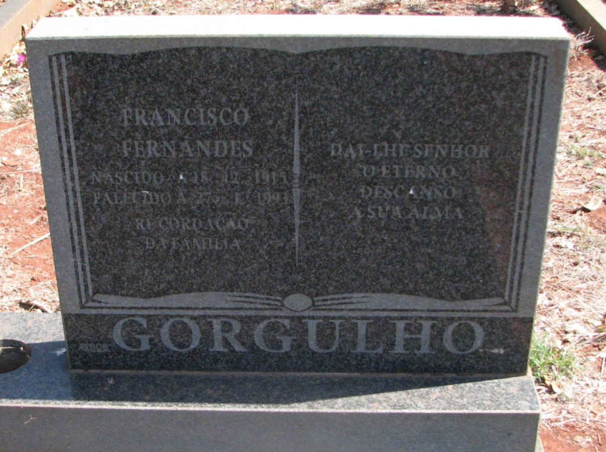 GORGULHO Francisco Fernandes 1915-1991