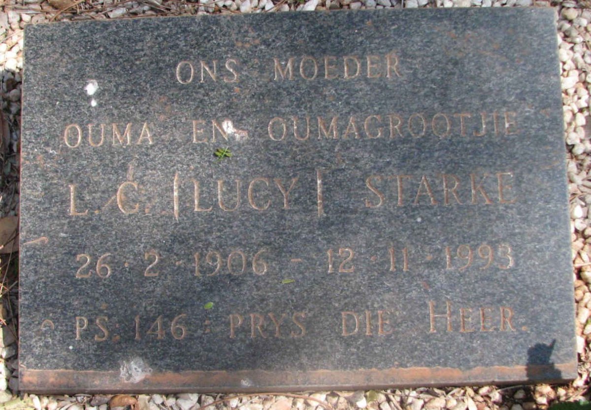 STARKE Lucy C. 1906-1993