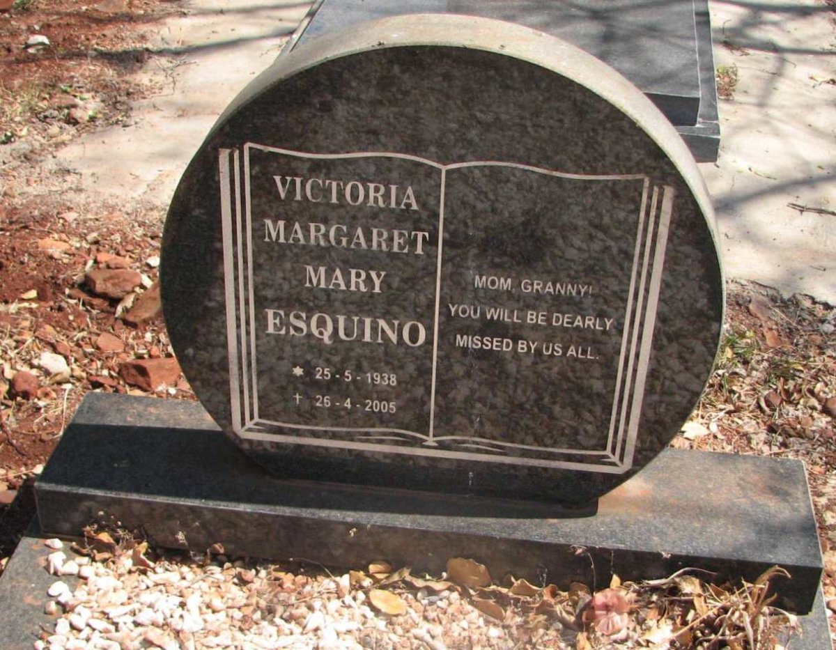 ESQUINO Victoria Margaret  Mary 1938-2005