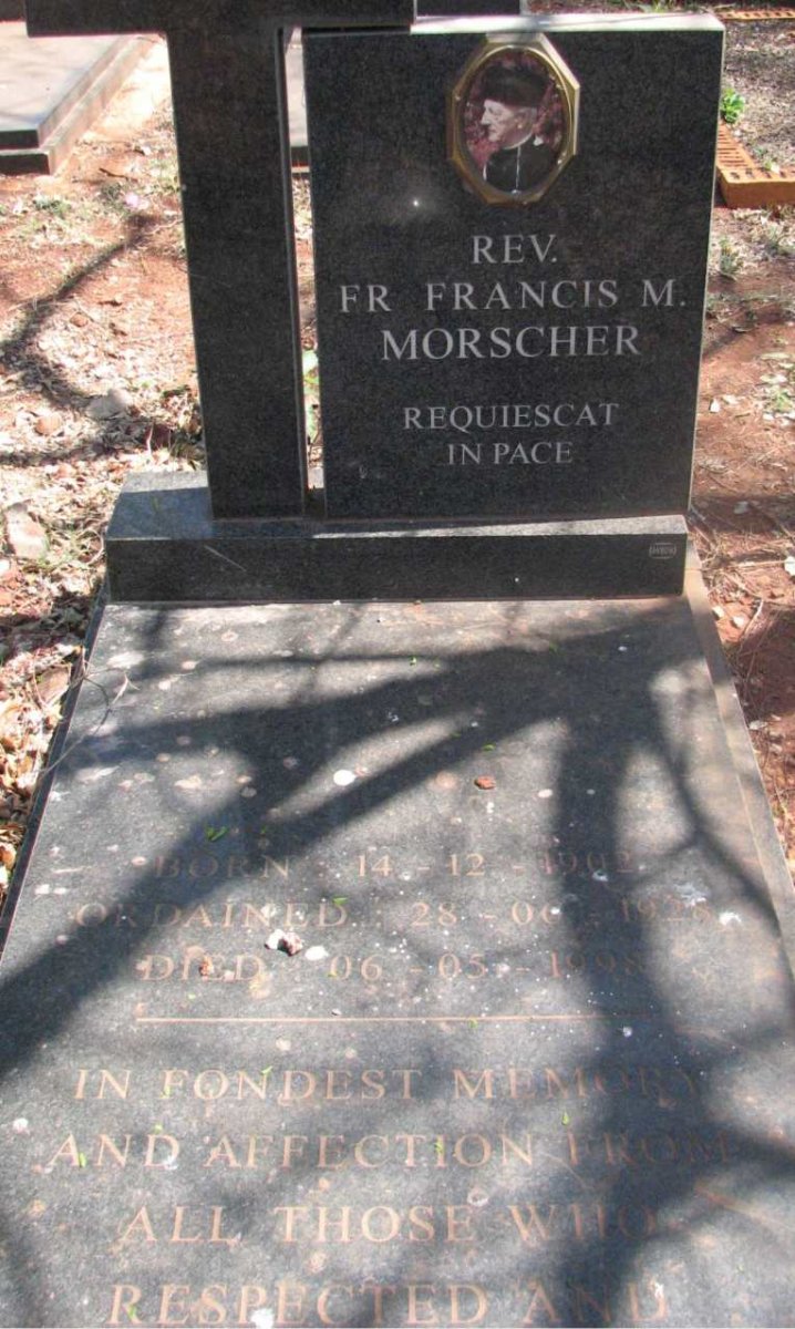 MORSCHER Francis M. 1902-1998