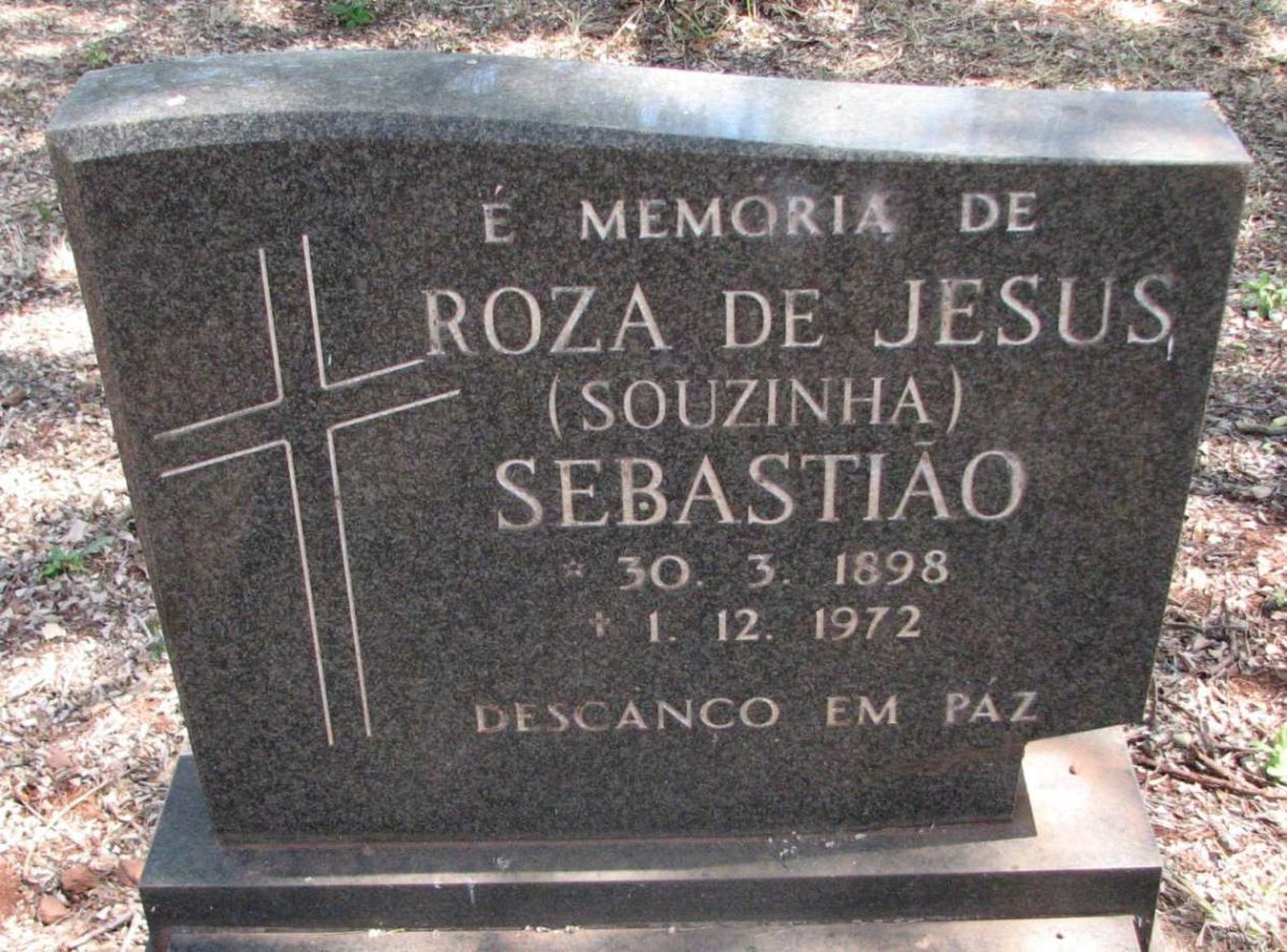 SEBASTIÂO Roza de Jesus nee SOUZINHA 1898-1972
