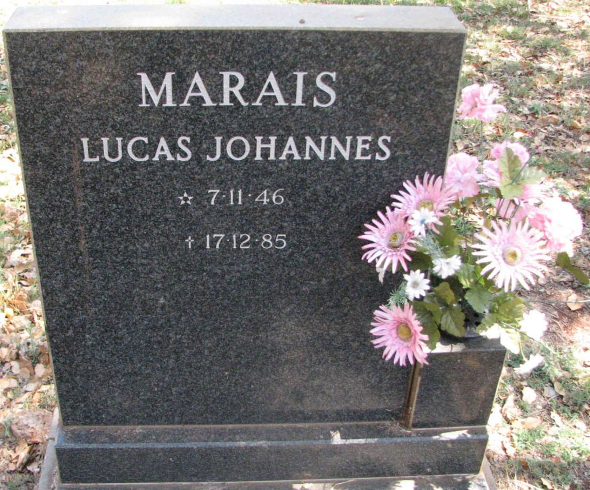 MARAIS Lucas Johannes 1946-1985