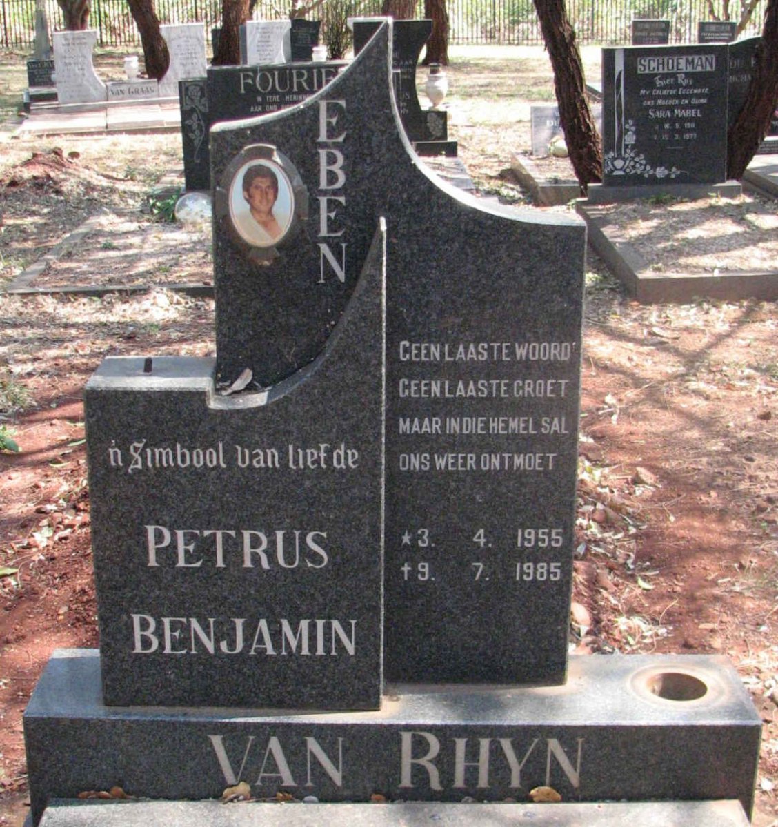 RHYN  Petrus Benjamin, van 1955-1985