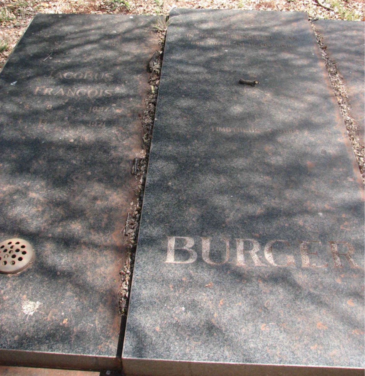 BURGER Jacobus Francois 1897-1971