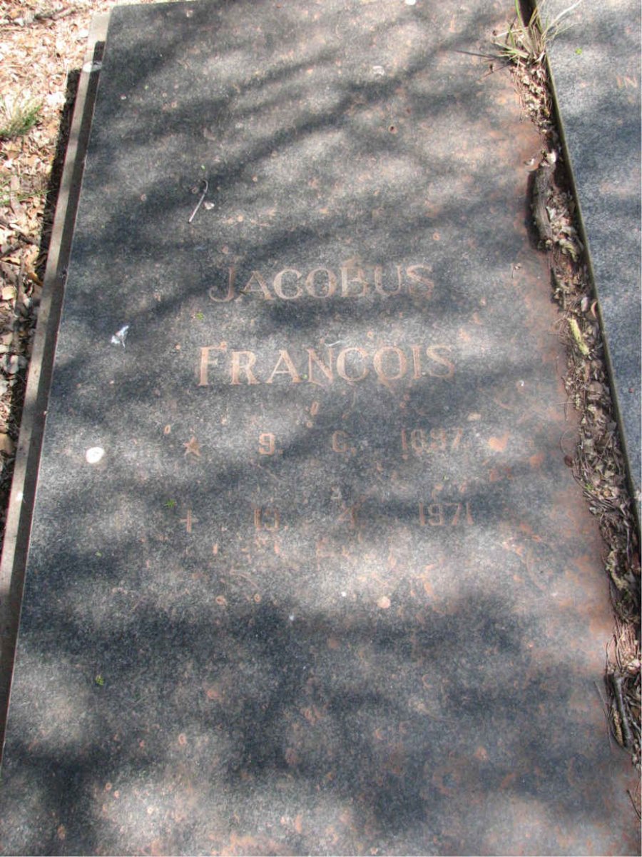 BURGER Jacobus Francois 1897-1971