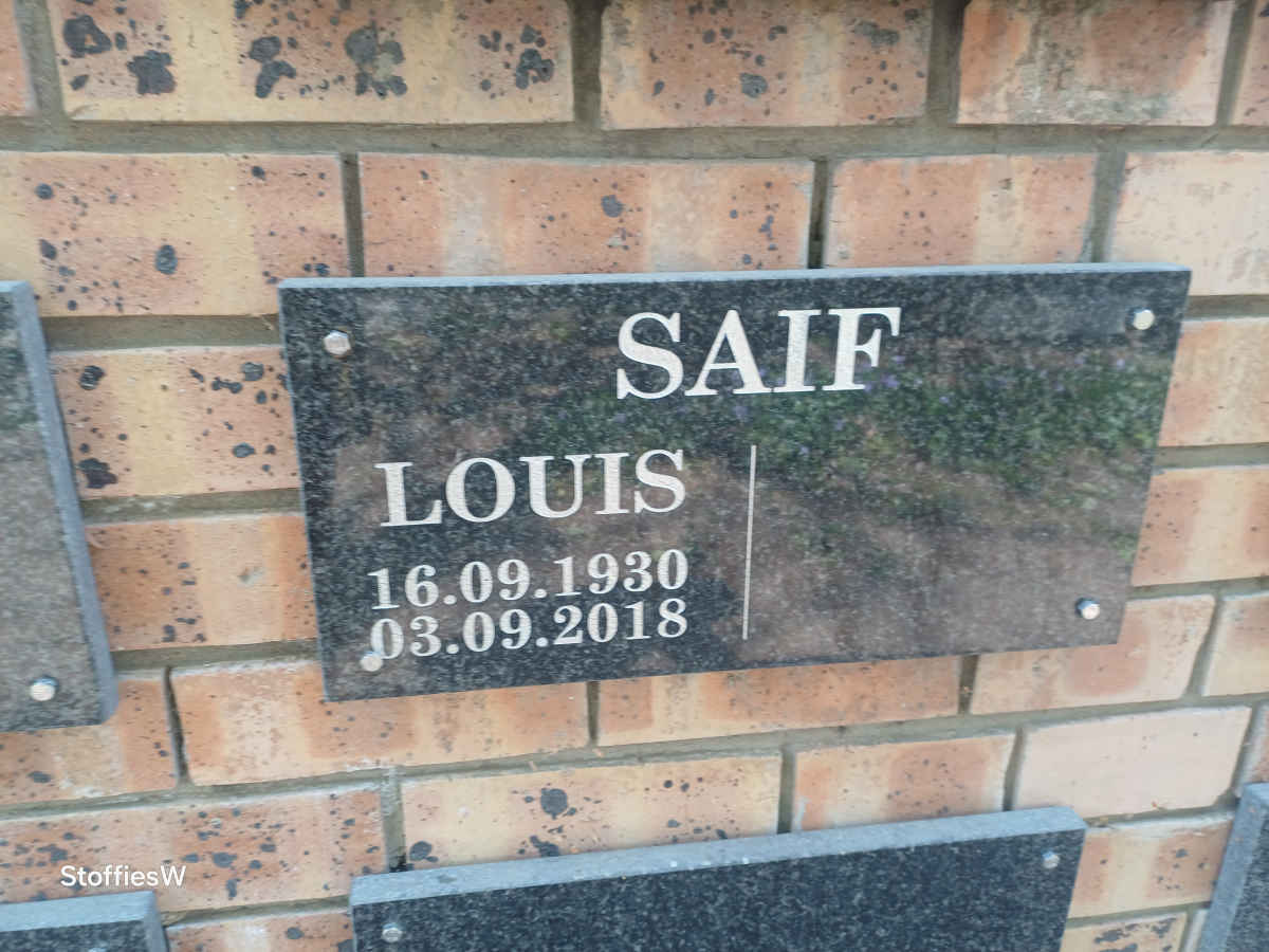 SAIF Louis 1930-2018
