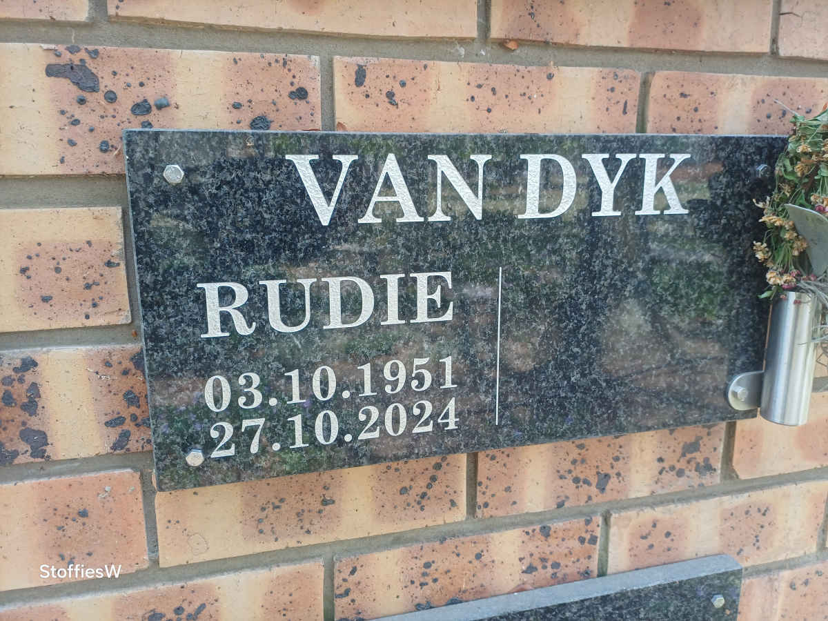 DYK Rudie, van 1951-2024