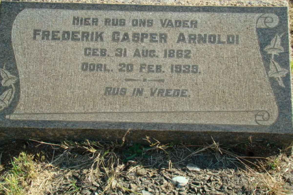 ARNOLDI Frederik Casper 1862-1939