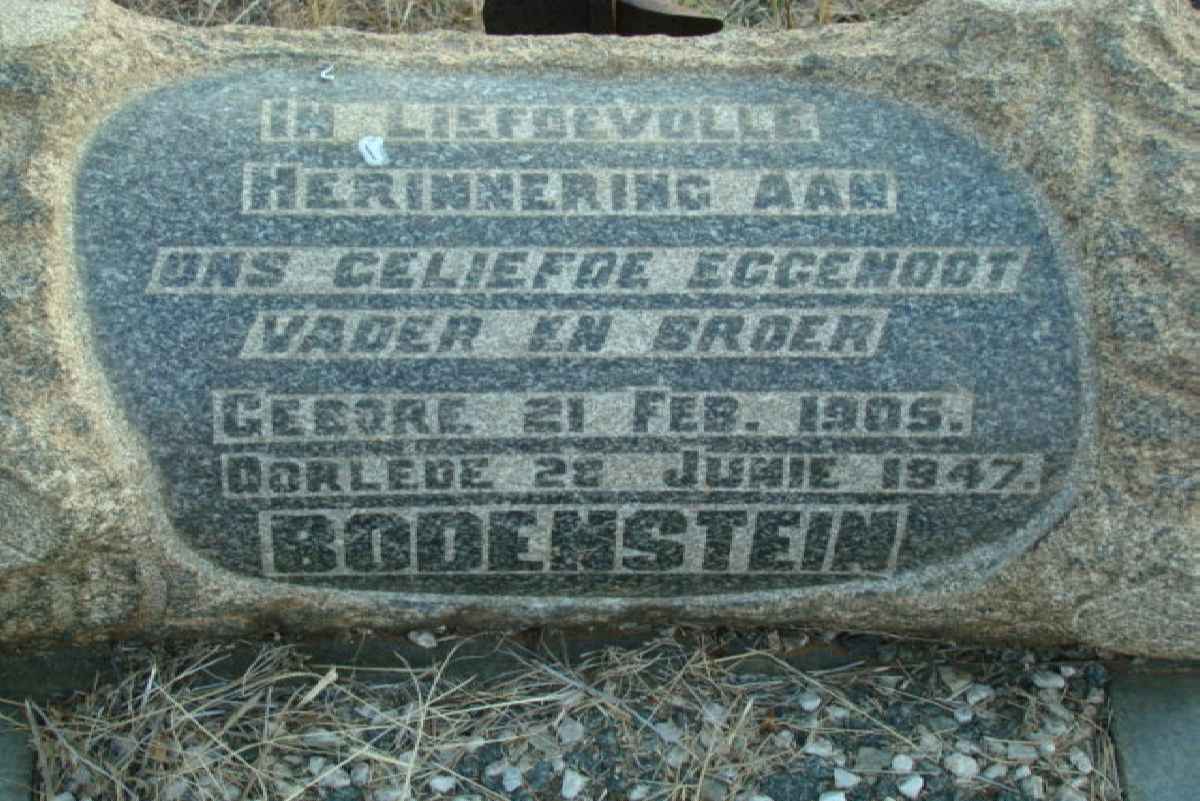 BODENSTEIN 1905-1947