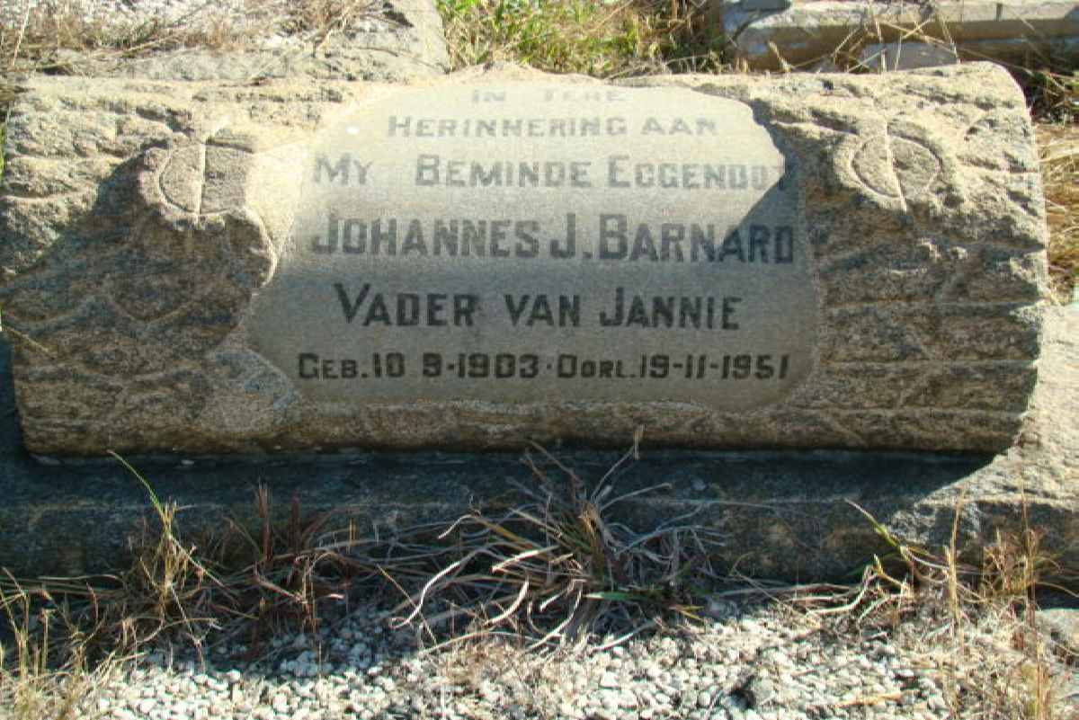 BARNARD Johannes J. 1903-1951