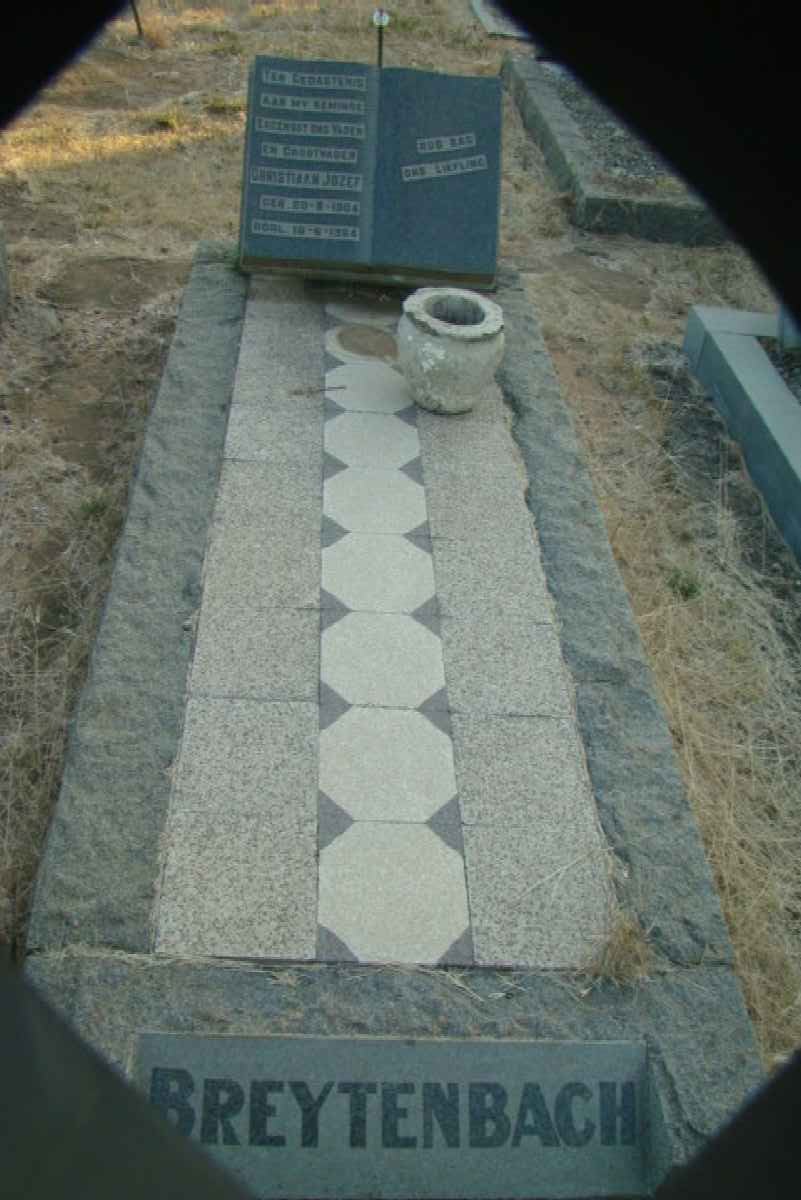 BREYTENBACH Christiaan Jozef 1901-195?