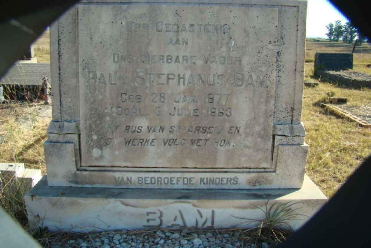 BAM Paul Stephanus 1877-1963