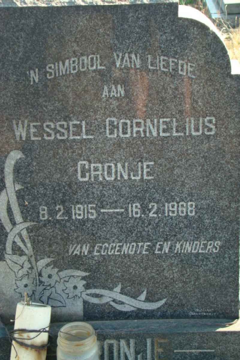 CRONJE Wessel Cornelius 1915-1988