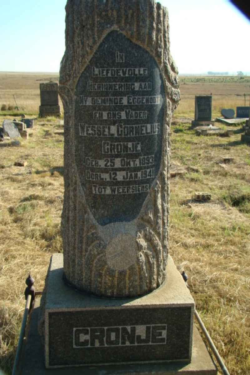 CRONJE Wessel Cornelius 1893-1941
