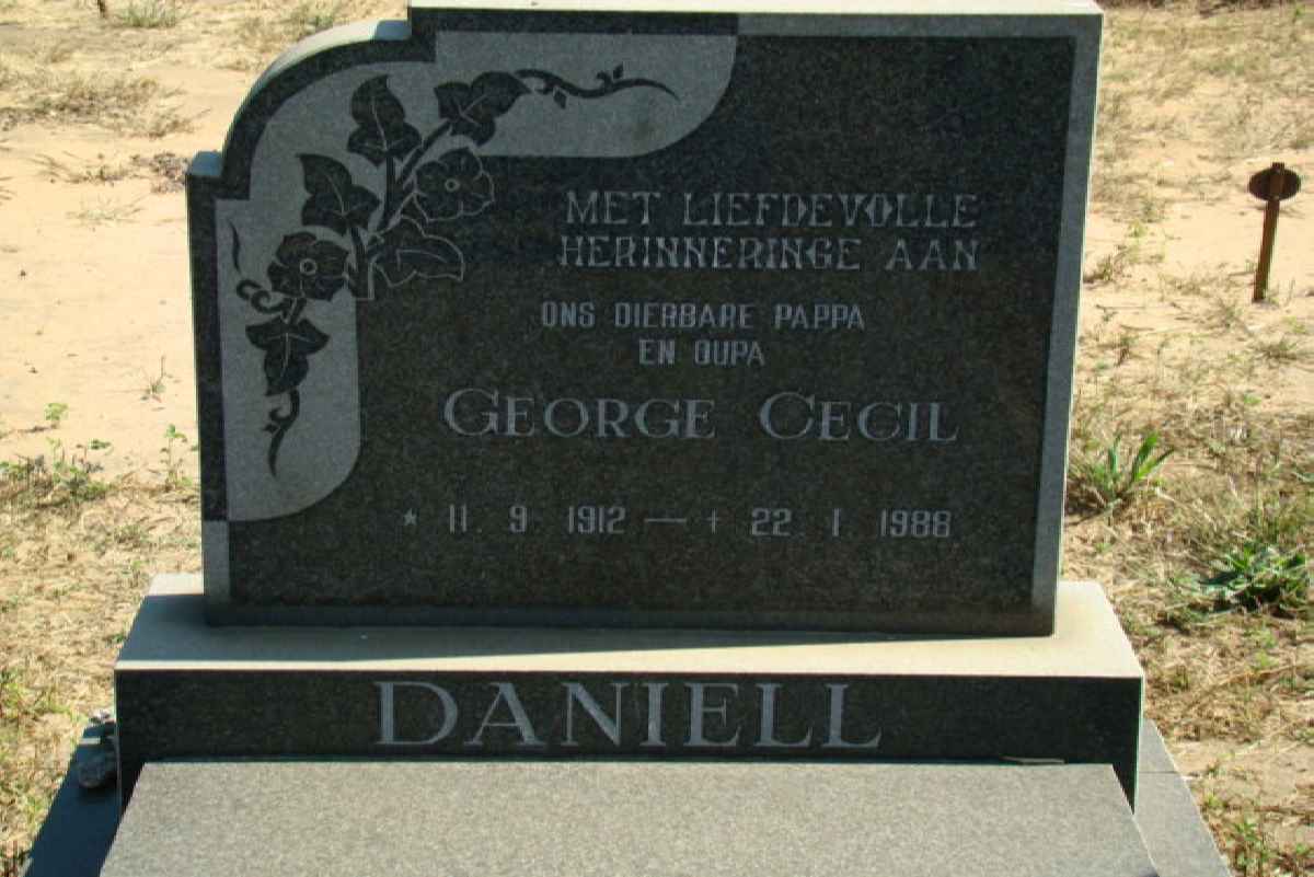 DANIELL George Cecil 1912-1988