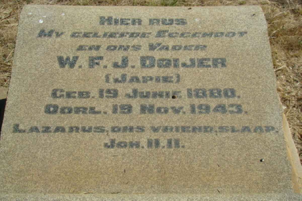 DOIJER W.F.J. 1880-1943