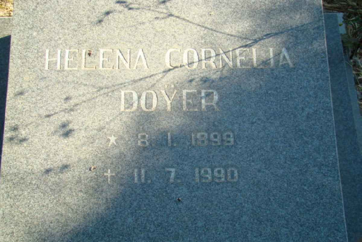 DOYER Helena Cornelia 1899-1990