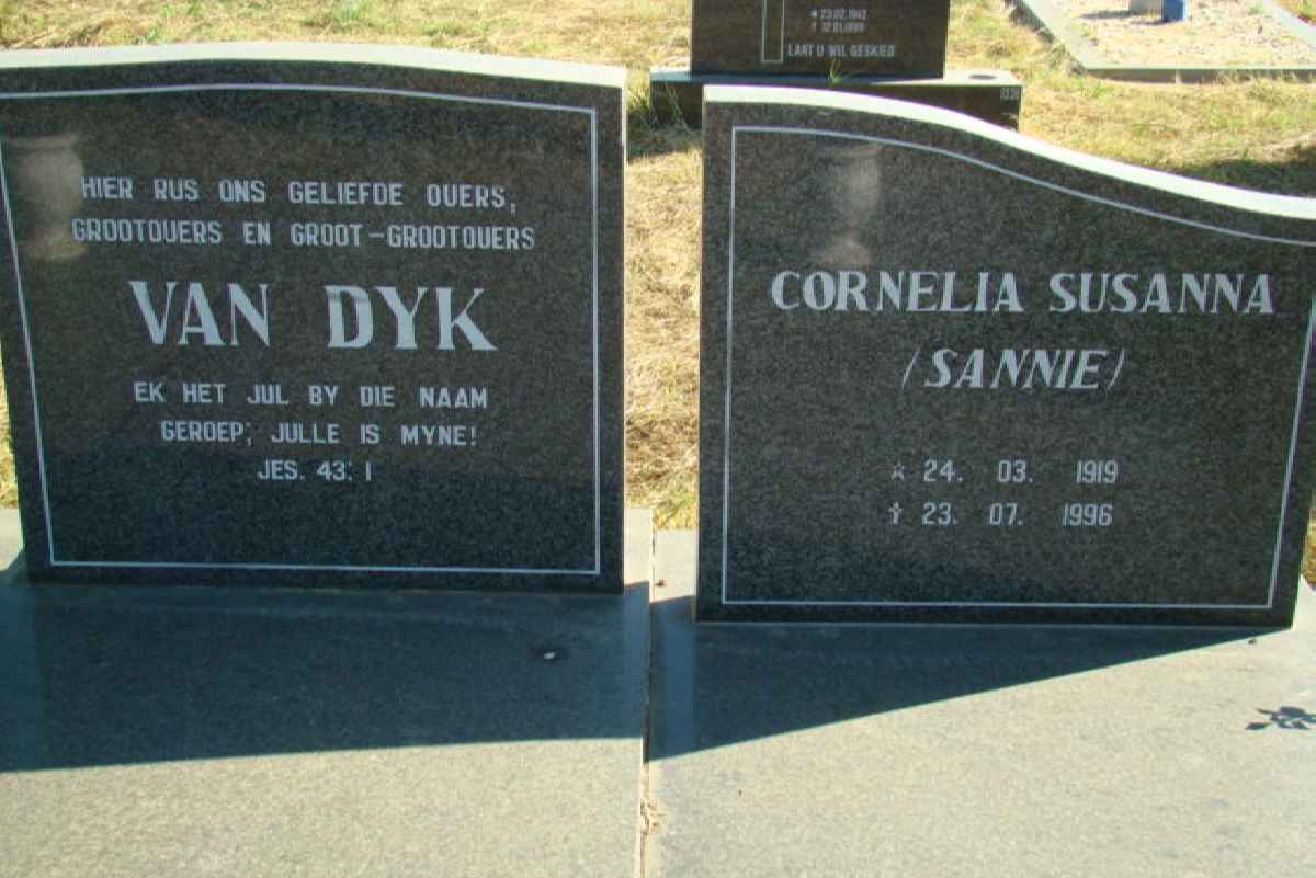 DYK Cornelia Susanna, van 1919-1996