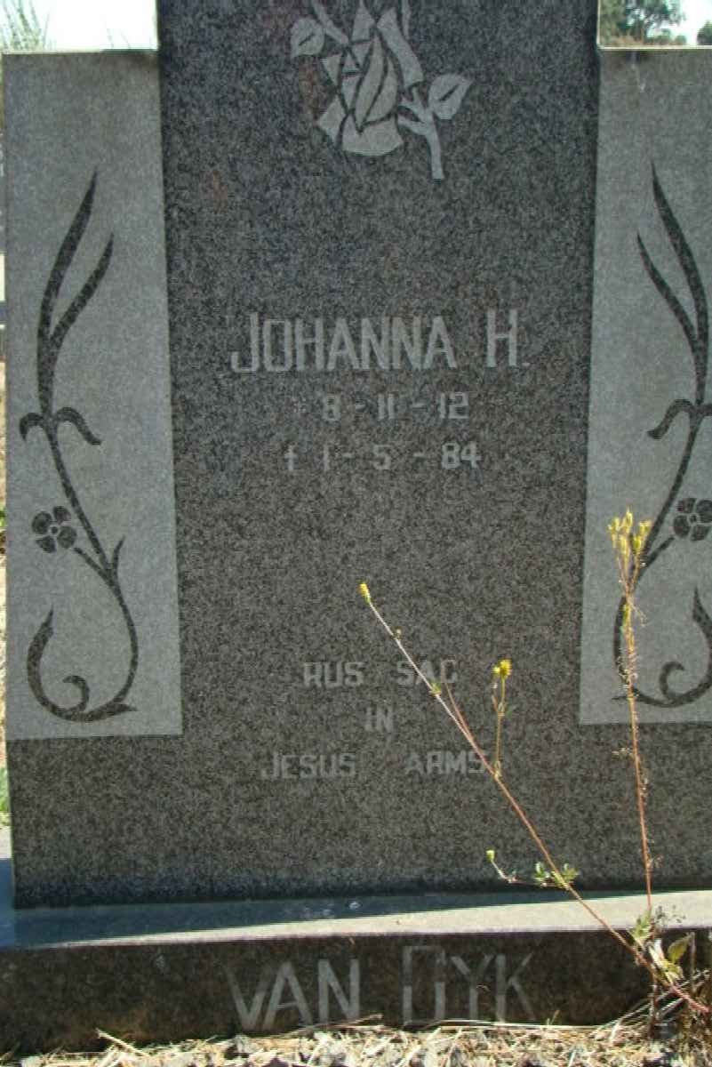 DYK Johanna H., van 1912-1984