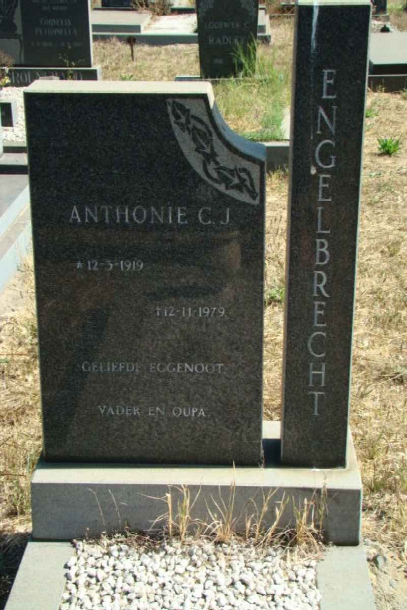 ENGELBRECHT Anthonie C.J. 1919-1979