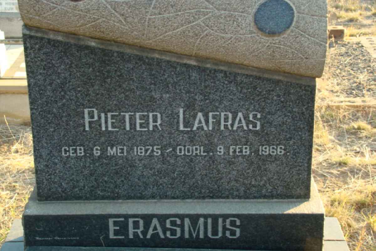 ERASMUS Pieter Lafras 1875-1966