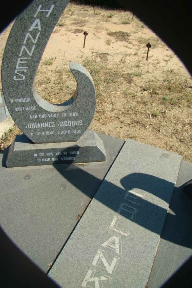 ERLANK Johannes Jacobus 1940-1992
