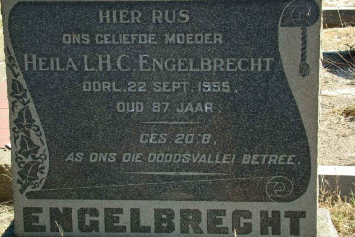 ENGELBRECHT Heila L.H.C. -1955