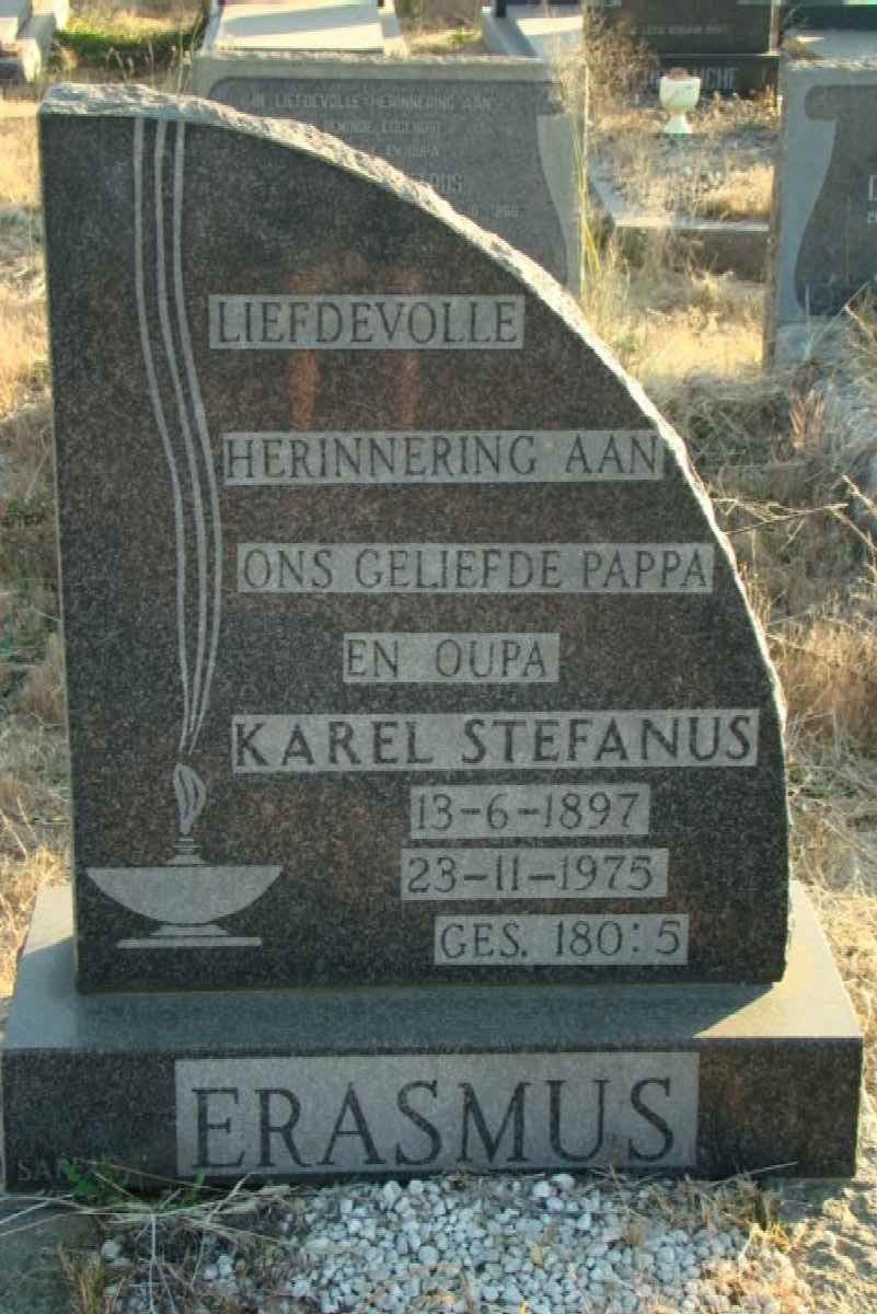 ERASMUS Karel Stefanus 1897-1975