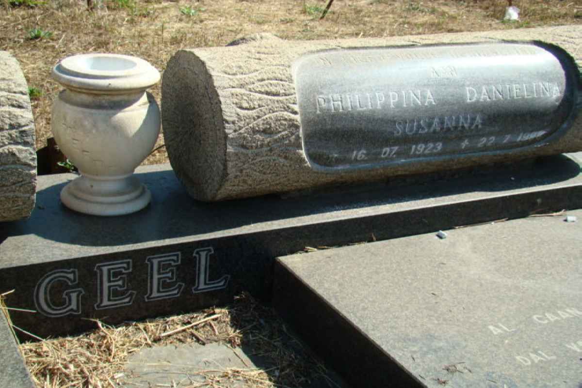 GEEL Philippina Danielina Susanna 1923-1988