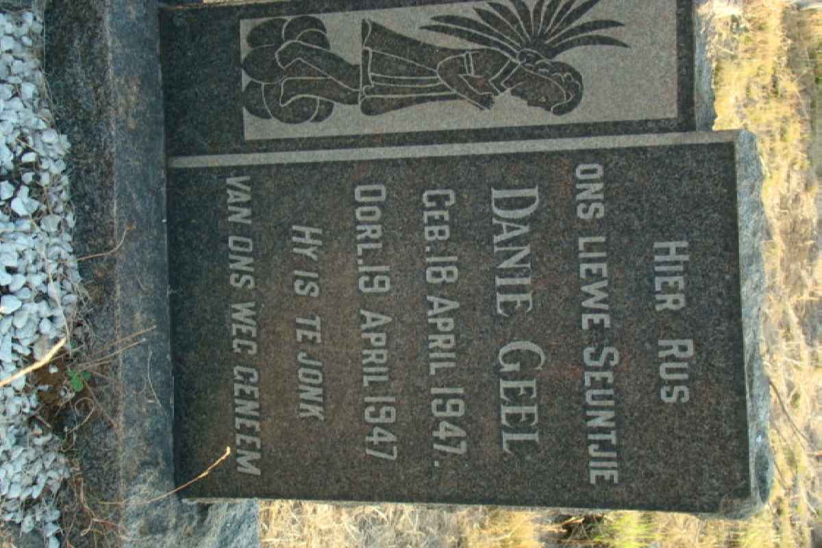 GEEL Danie 1947-1947