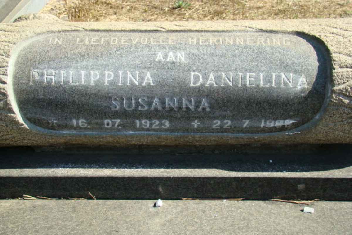 GEEL Philippina Danielina Susanna 1923-1988