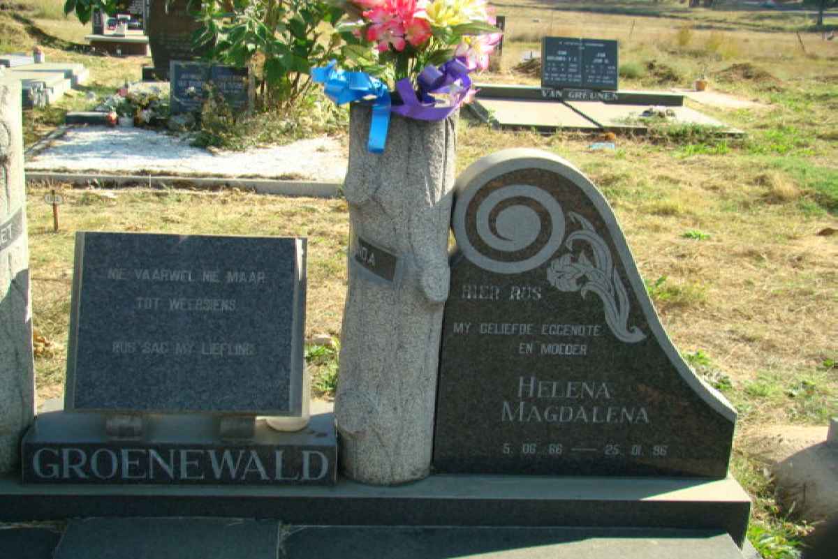 GROENEWALD Helena Magdalena 1966-1996