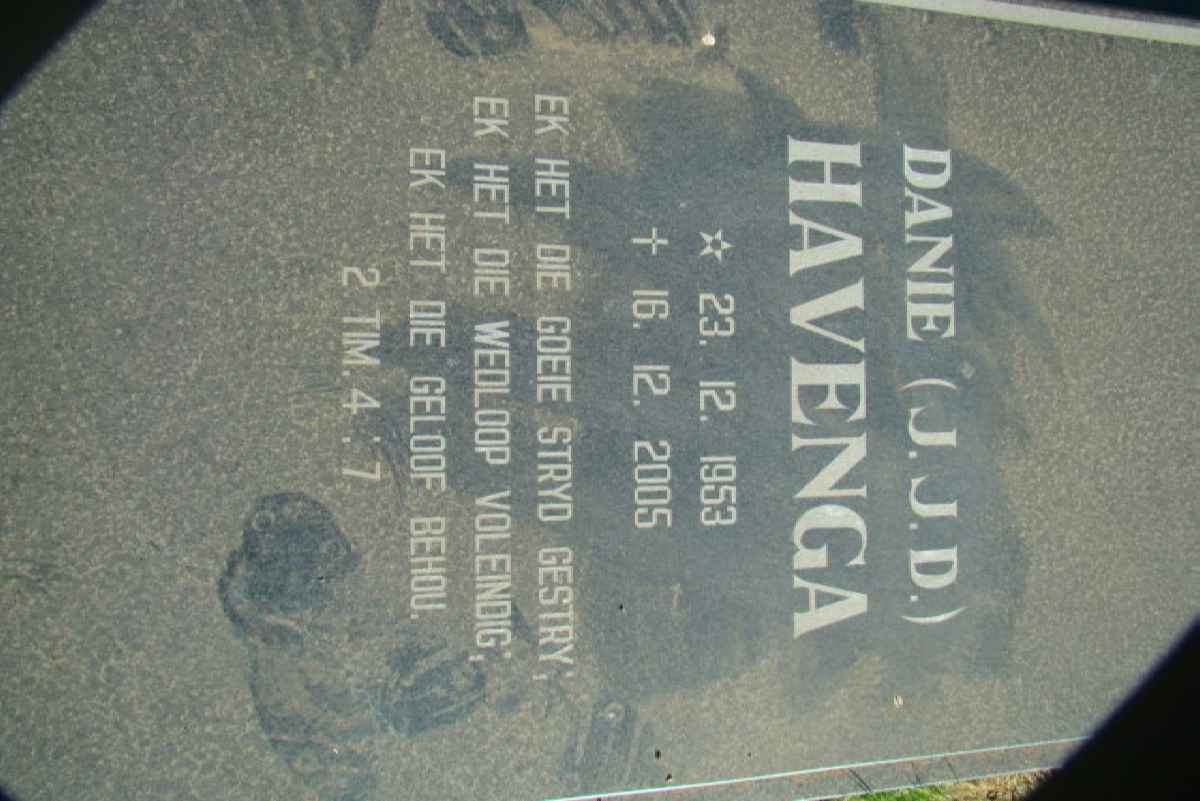 HAVENGA J.J.D. 1953-2005