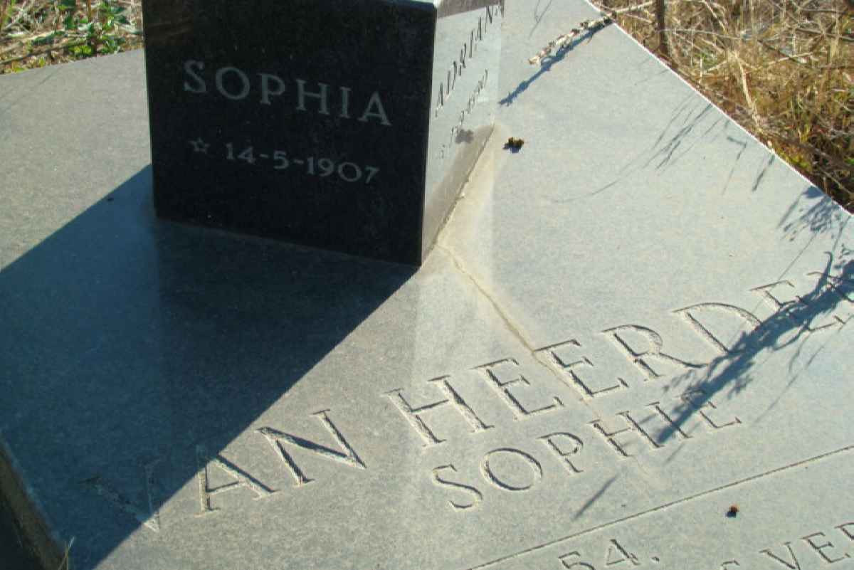 HEERDEN Sophia Adriana, van 1907-1990