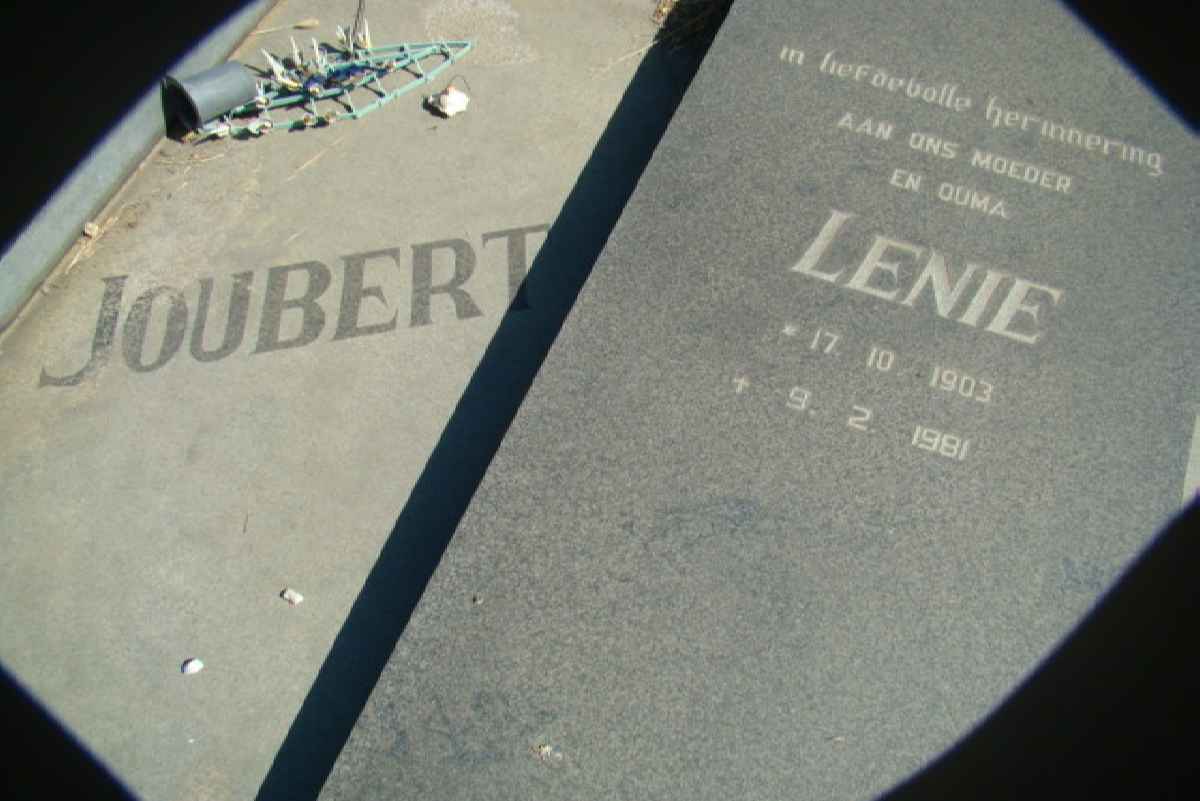 JOUBERT Lenie 1903-1981