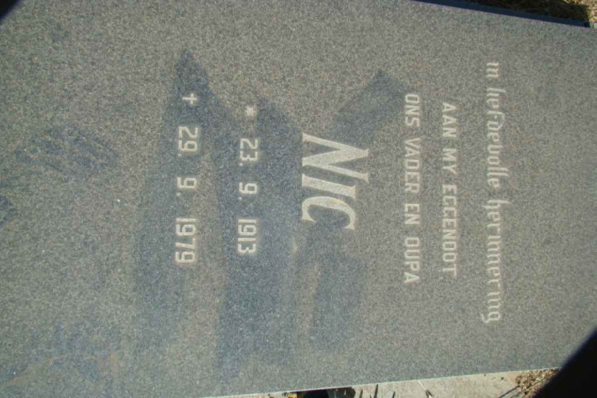 JOUBERT Nic 1913-1979