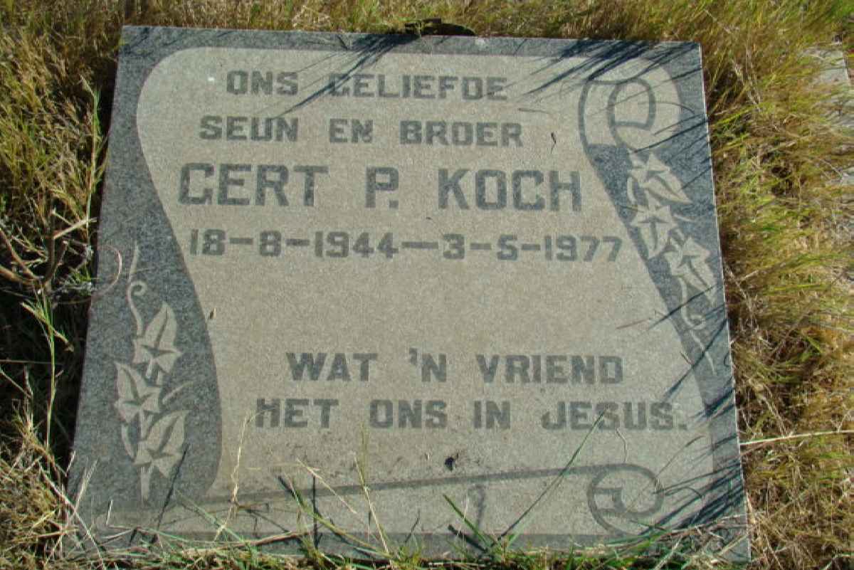 KOCH Gert P. 1944-1977