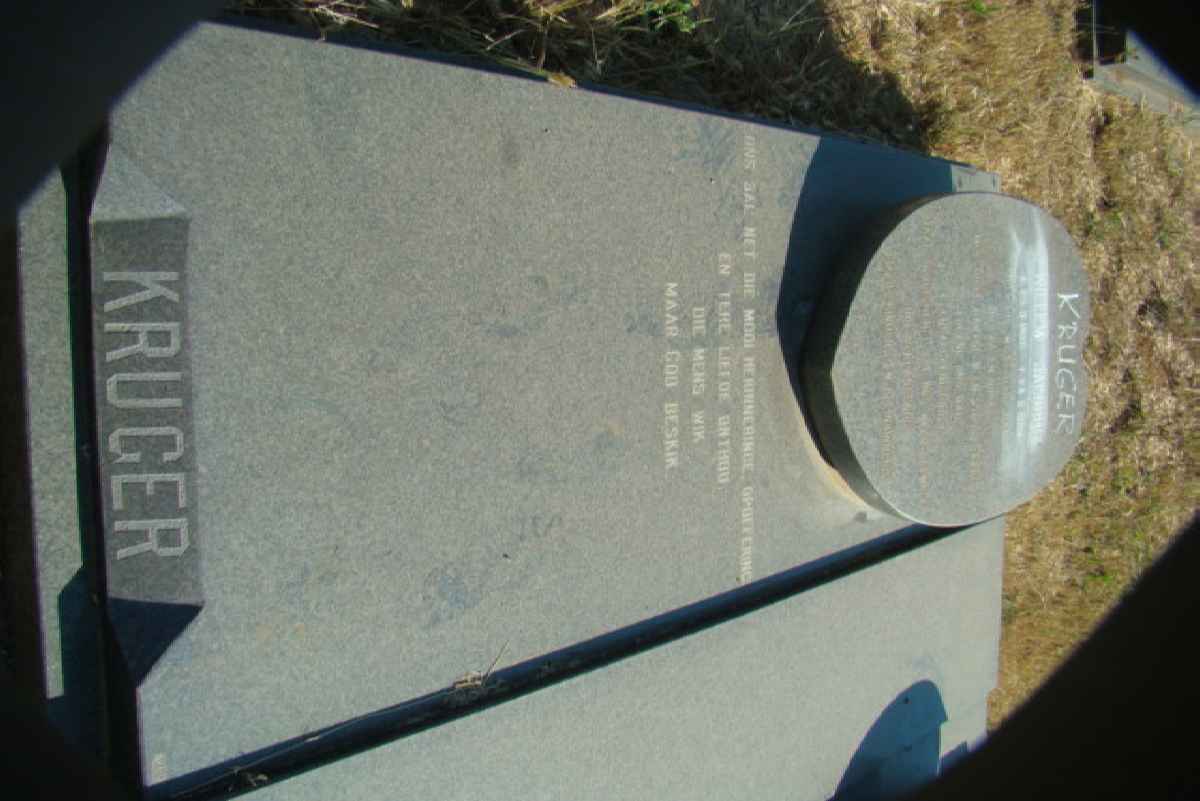 KRUGER Willem Jacobus 1936-1990