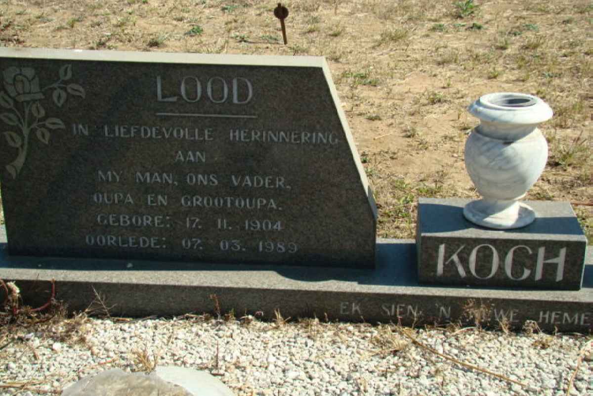 KOCH Lood 1904-1989