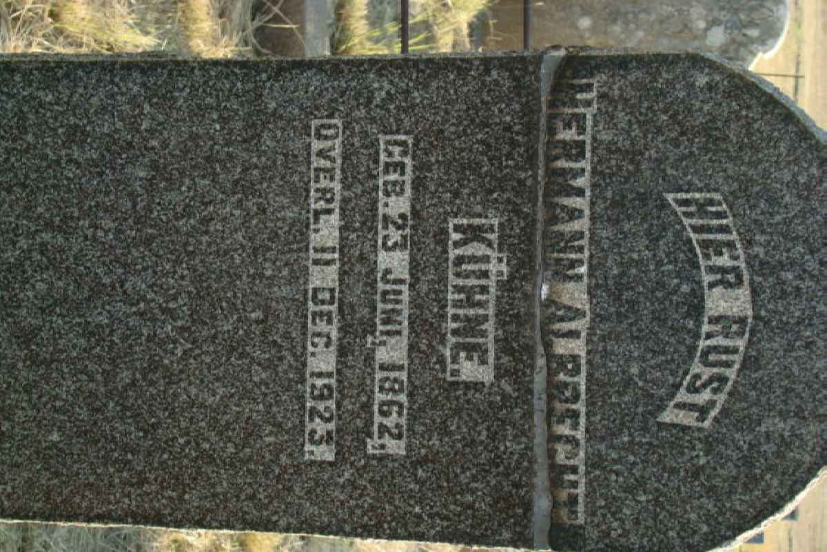 KUHNE Hermann Albrecht 1862-1923
