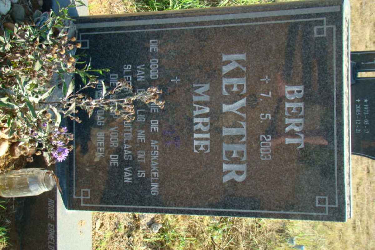 KEYTER Bert -2003 &amp; Marie