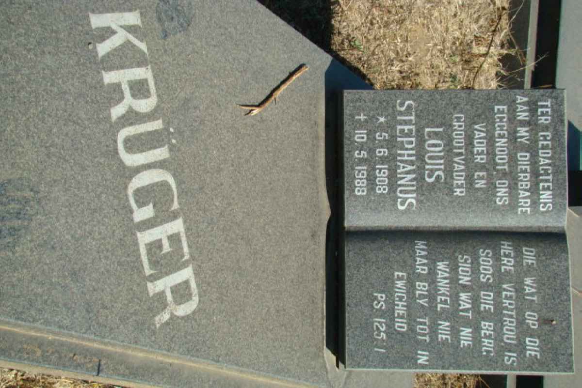 KRUGER Louis Stephanus 1908-1988