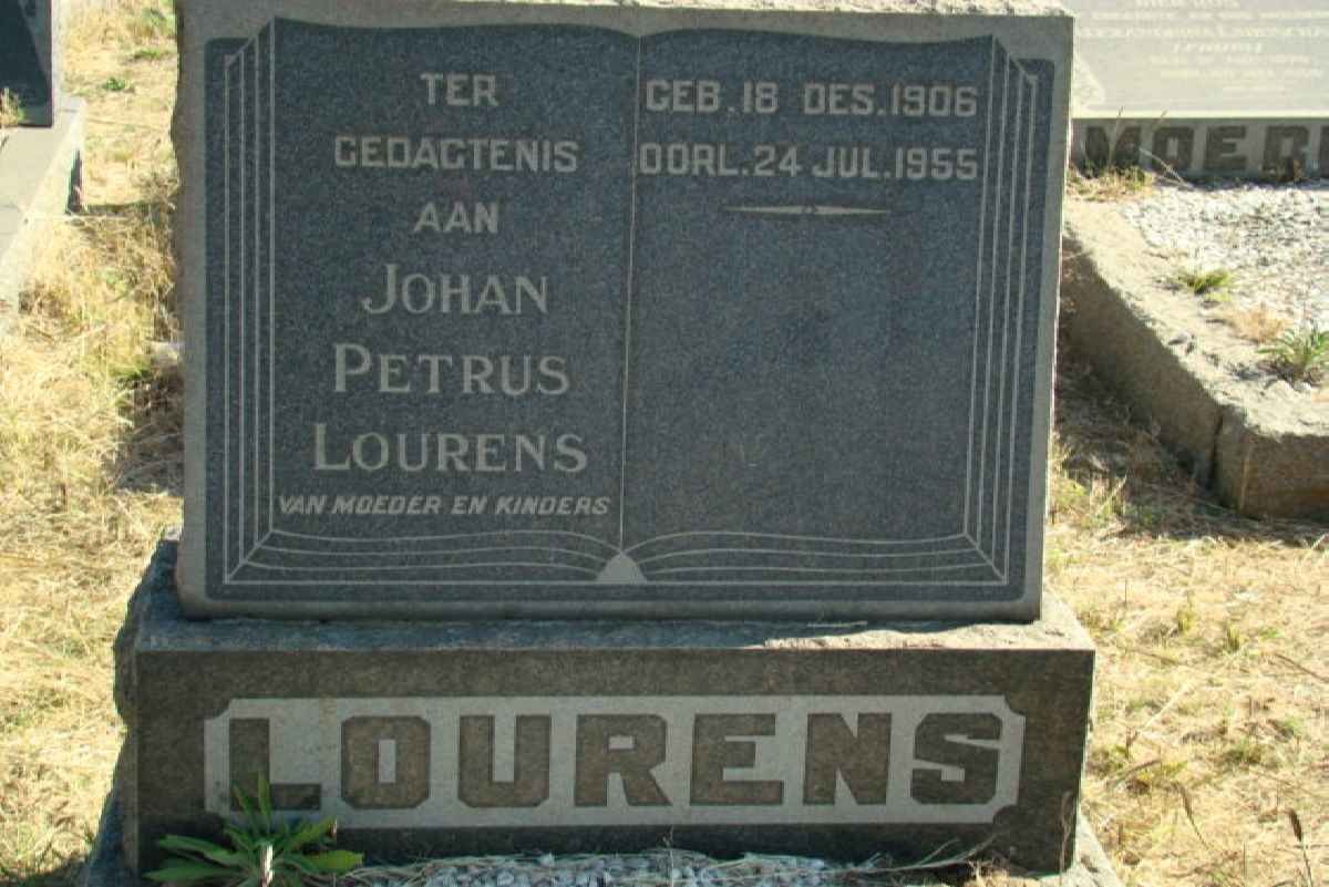 LOURENS Johan Petrus 1906-1955